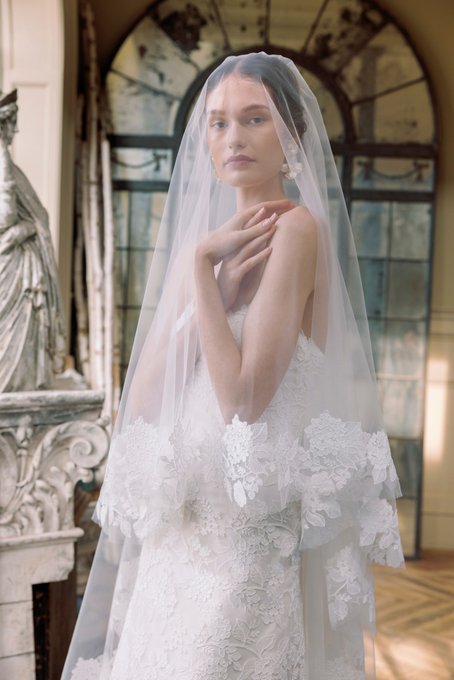 موضة طرحات الدانتيل لعروس 2026 تعيد الأناقة الكلاسيكية بروح عصرية. شاهدي أحدثها #أعراس 