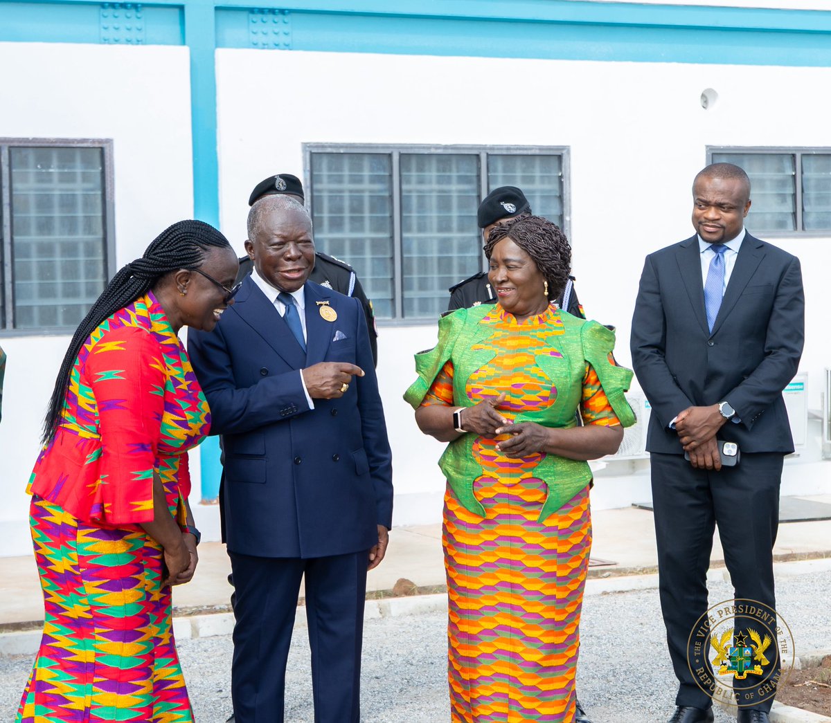 NJOAgyemang's tweet photo. During my visit to Kumasi yesterday, I joined His Majesty Otumfuo Osei Tutu II and the Vice Chancellor, Prof. Rita Dickson, to commission three significant projects at KNUST. These were the Souvenir Shop, the KNUST Multipurpose Laboratory, and the KNUST Bottling Company.

These projects are a testament to what becomes possible when our educational institutions are given the support, space, and encouragement to innovate and thrive.

Government remains committed to strengthening higher education, promoting innovation, and ensuring that institutions like KNUST have the tools they need to drive Ghana’s development agenda forward.