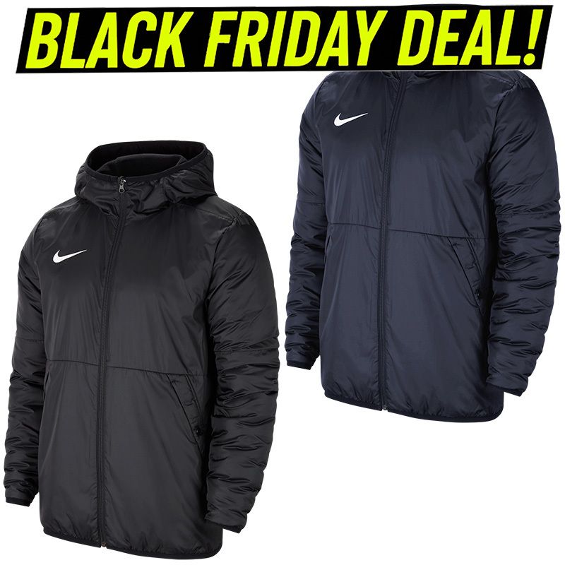 Black Friday steal! 💧 Keep your young athlete dry and stylish in the Nike Park 20 Junior Fall Jacket. Its water-repellent fabric and comfy fit make it perfect for any adventure. Don't miss out on this incredible deal! Shop now - buff.ly/Ea7tX44  #BlackFriday #NikeKids