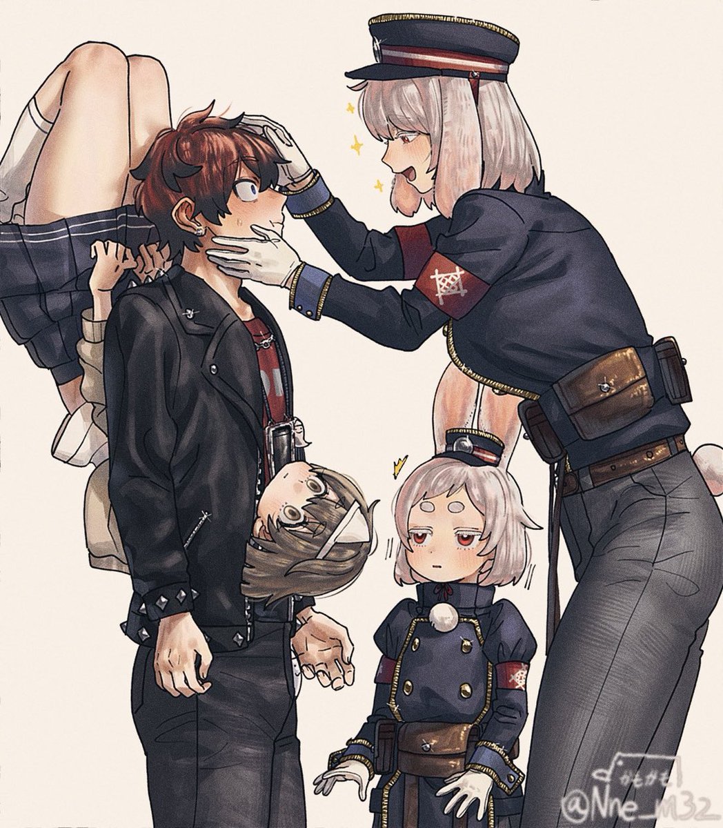 Nne_m32's tweet image. #今月描いた絵を晒そう
今月も一次創作をしました！
来月も頑張ります！