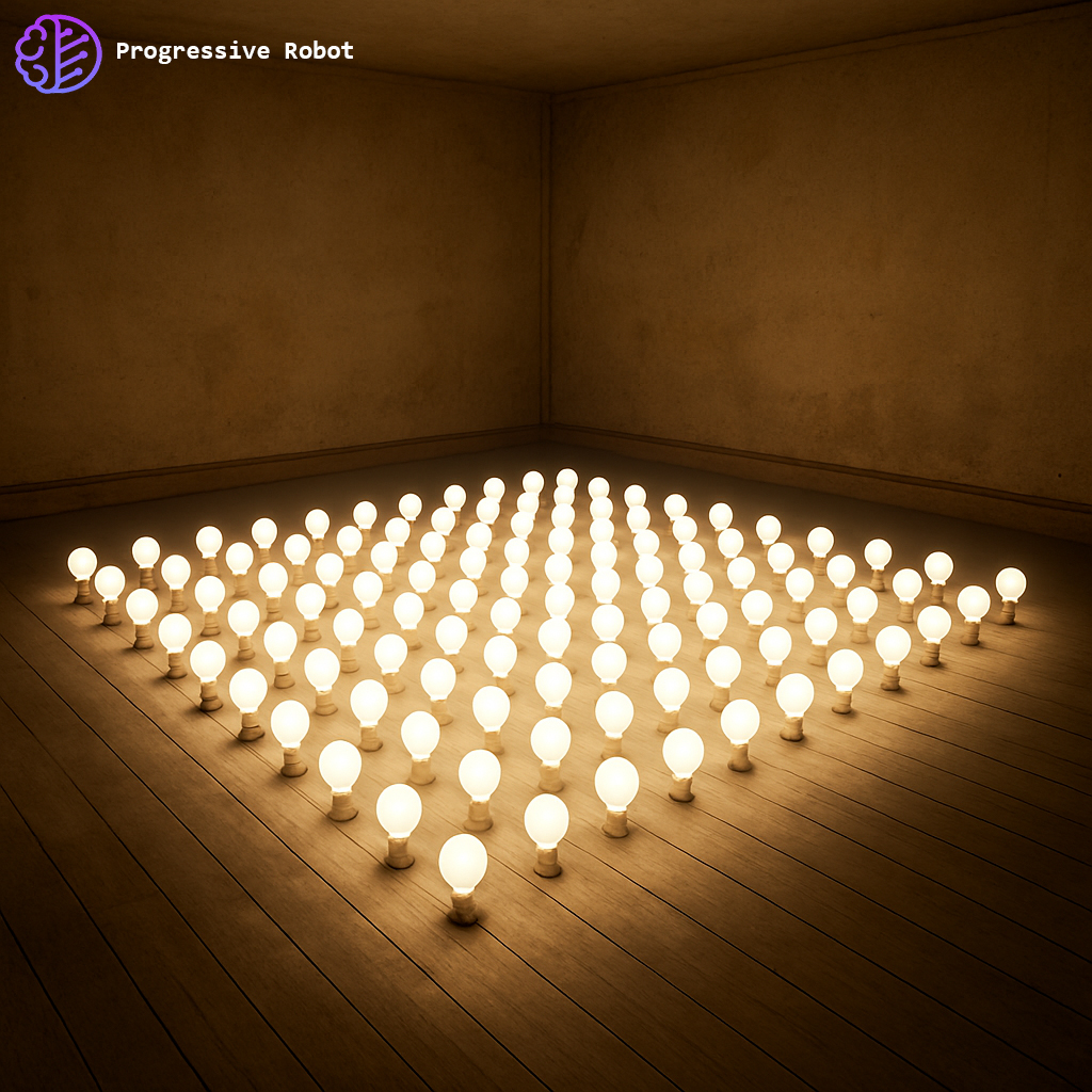 ProgresiveRobot's tweet image. Wow, isn&apos;t it incredible! Tesla&apos;s dream of wireless power is becoming a reality. 200 lamps lit up with no wires? Mind-blowing! This breakthrough could revolutionize how we use and distribute electricity. #wirelesspower #tesla #futuretech