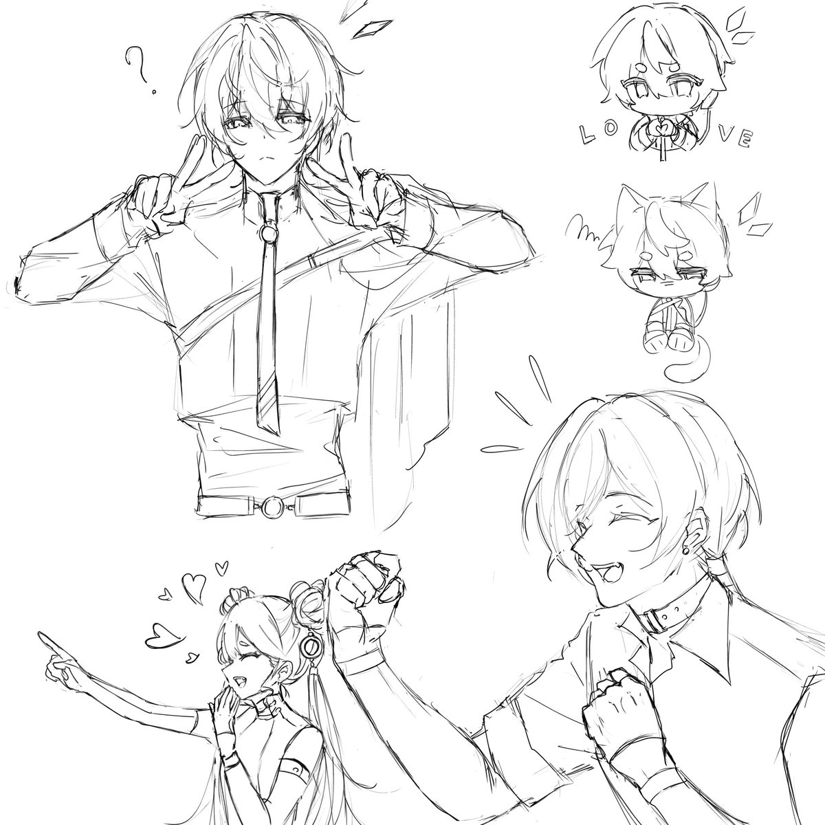 _ichiu's tweet photo. เอางานวาดเล่นเก่าๆ มาลงค่ะ เรียงจากเก่า>ใหม่สุด https://t.co/amXYyzs0LY