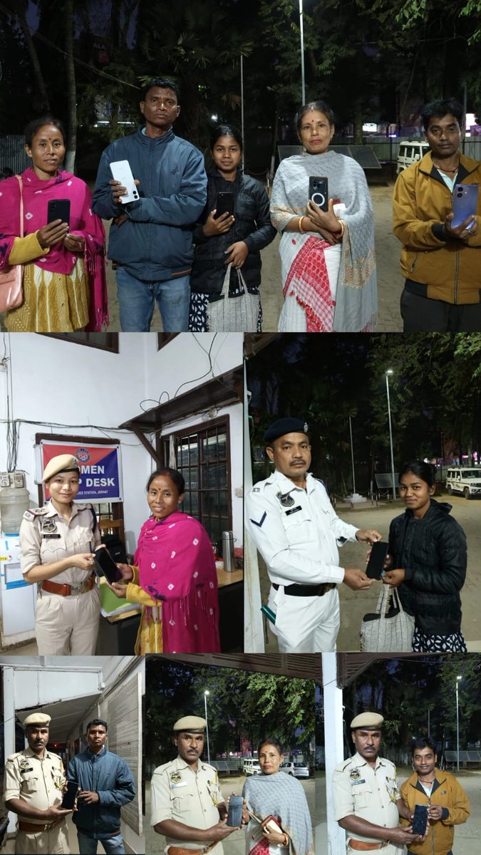 05(Five) Lost/Stolen mobile phones were recovered and handed over to the owners.
<a href="/CMOfficeAssam/">Chief Minister Assam</a>
<a href="/DGPAssamPolice/">DGP Assam</a> 
<a href="/HardiSpeaks/">Hardi Singh</a>
<a href="/assampolice/">Assam Police</a>
<a href="/NewsLiveGhy/">NEWS LIVE</a> <a href="/TimesNow/">TIMES NOW</a>  <a href="/DY365/">DY365</a> <a href="/pratidintime/">Pratidin Time</a> <a href="/news18assam/">News 18 Assam</a> <a href="/PragNews/">Prag News</a> <a href="/newsdaily24hs/">News Daily 24</a>