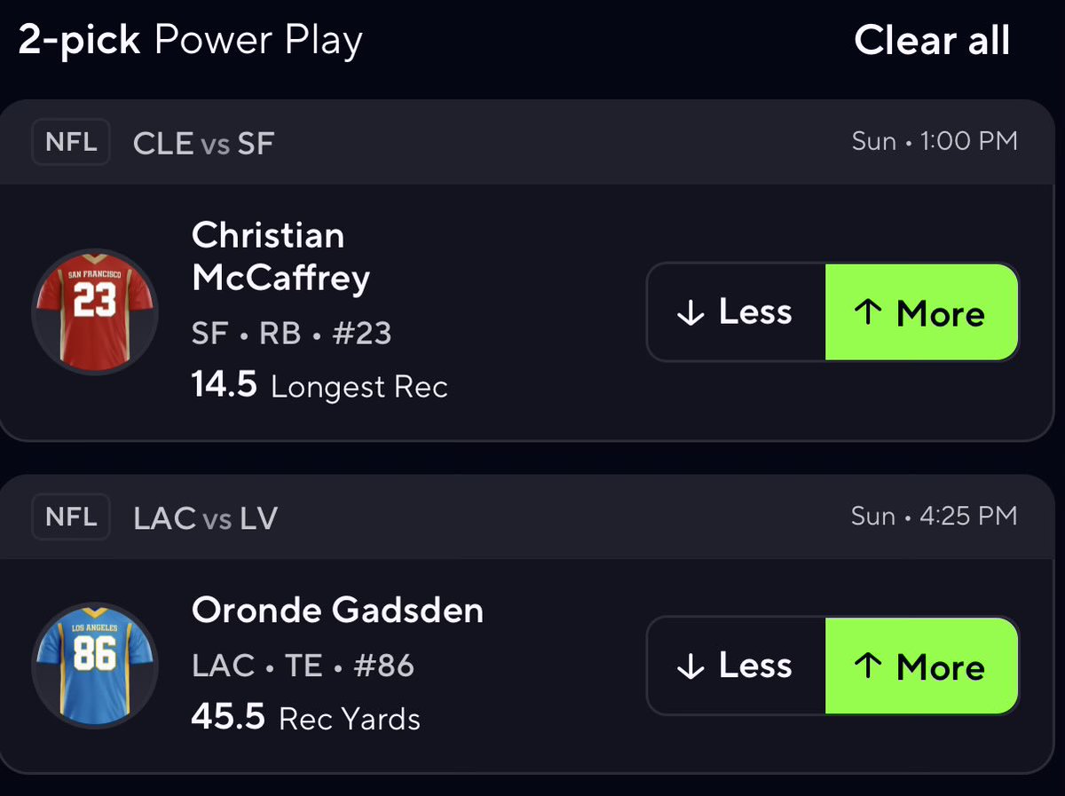 1 u play! 

Join the discord: discord.gg/3TTV2wzeY

Join the whop FOR FREE: whop.com/sv-slips 

$100 giveaway @ 650 members! 

#GamblingX #PrizePicks #NFL #GamingCommunity #Giveaway