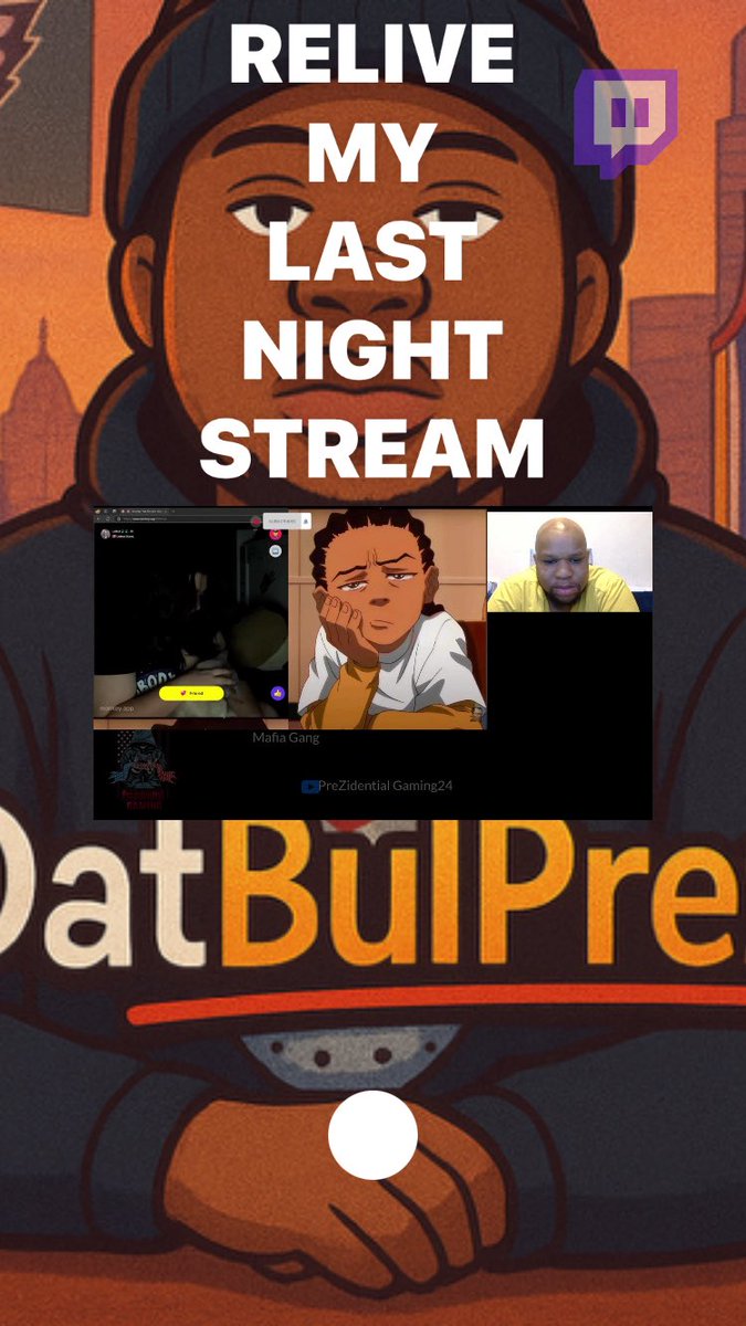 DatBulPreZ's tweet photo. Missed the stream last night?
Run the replay up — straight vibes, hype moments, and Philly energy all through it 🔥💯
Drop a RT for the grind!

Watch here: Twitch — DatBulPreZ

#Twitch #Streamer #GamingCommunity #Philly #Warzone #Fortnite #UFC4 #SmallStreamers #ContentCreator https://t.co/kNNHtetigU