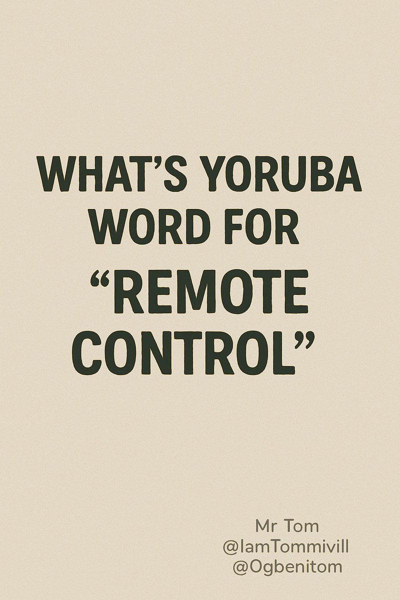 Ọ̀gbẹni Tọm tweet media