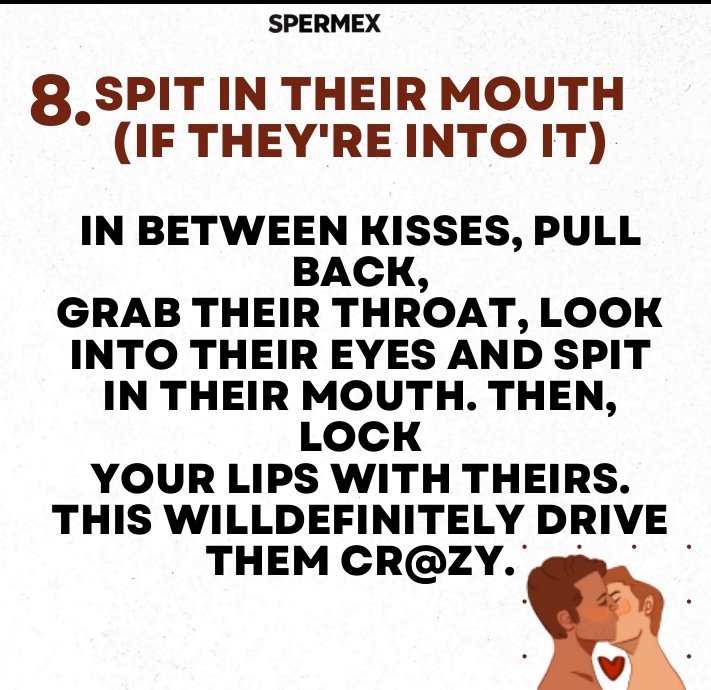 cumboostergummy's tweet photo. Spit into their mouth, if they're into that and let the process be raunchy. https://t.co/bREhRXAddz