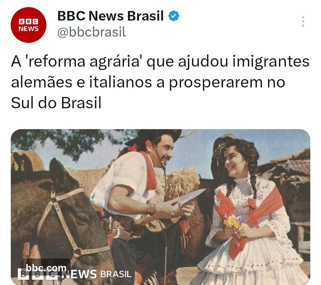 PedroRonchi2's tweet image. Imigrantes brancos ganharam terras. Já os negros libertos da escravidão saíram com uma mão na frente ou atrás. Mas tem quem acha que é meritocracia.