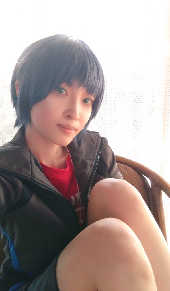 【遅い速報】謙信くんコス🍡
顕現してきました〜！
ŧ‹"ŧ‹"楽しかったです🥳👏

実は初出しの内番服でした🆕
#のんびりお誕生日会本丸1130