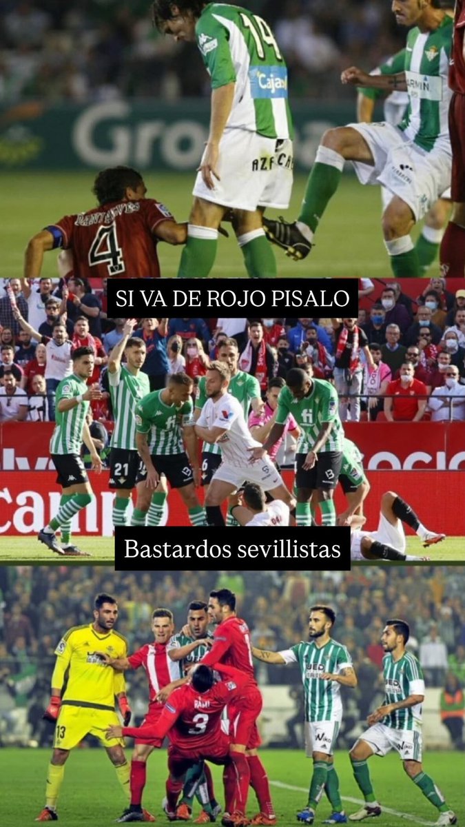 Erbollaoo's tweet photo. #cerdos #derbi #RealBetis 
Pisar a esos cerdos https://t.co/eKjam8JnZE