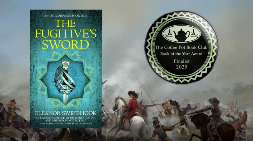 Many thanks to #TheCoffeePotBookClub for nominating The Fugitive's Sword as a Finalist in their Book of the Year Award this year!
