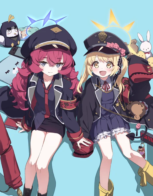 コミケの表紙絵出来ました! #C107 #ブルアカ
