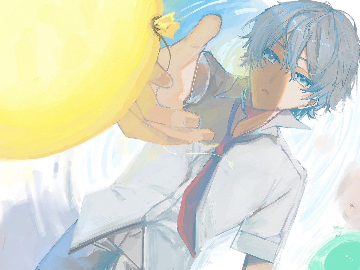 yaharu_daaa's tweet photo. 🎈　#イラスト https://t.co/E6uC1pZq7M
