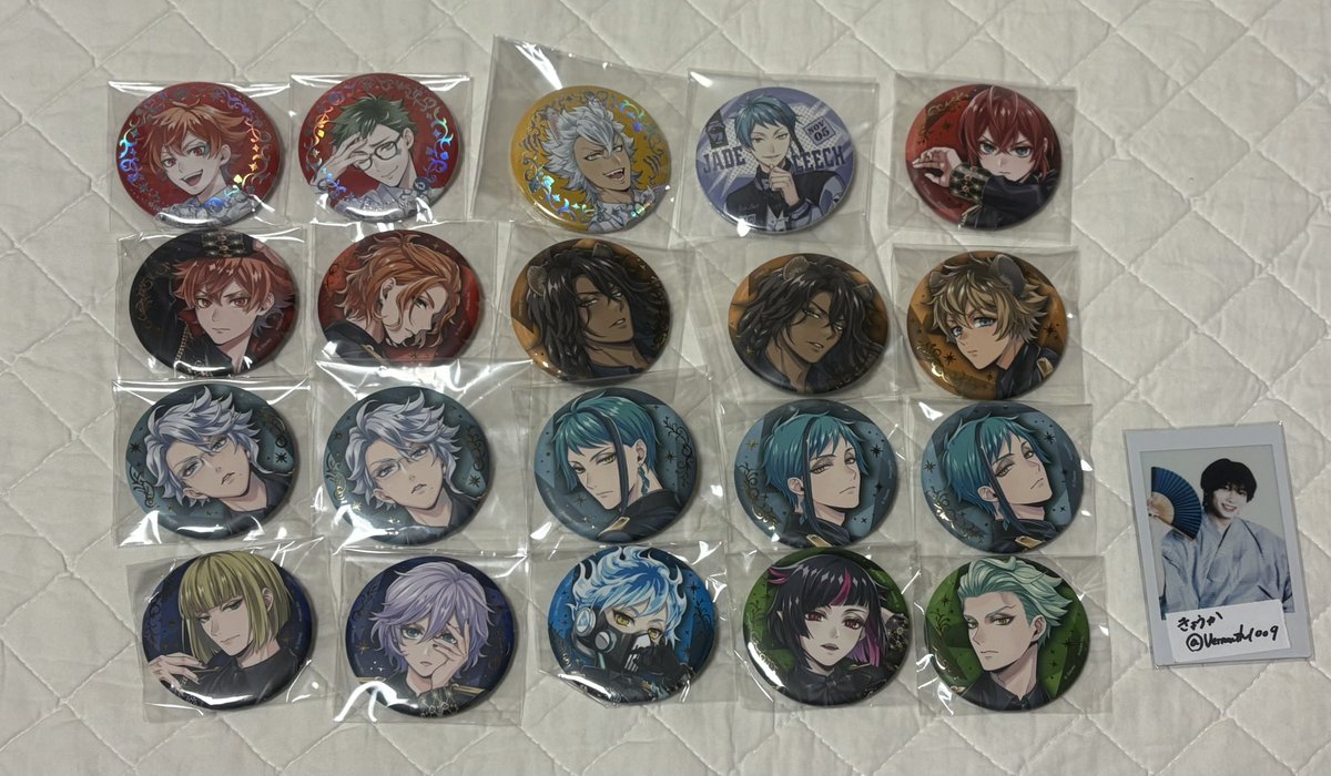 ツイステ 寮服 缶バッジ ポップアップ 交換 ユニオン プラチナ