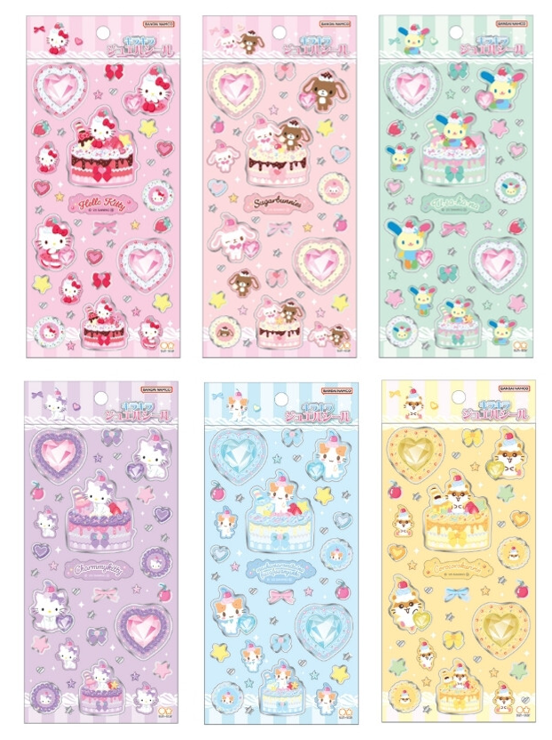 ✨🌈サンリオキャラクターズ キラキラジュエルシール🌈✨ ハローキティ