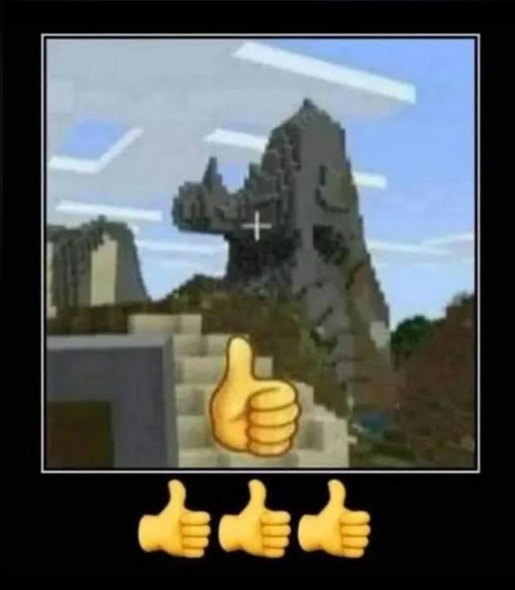 MinecraftMeme16's tweet image. 👍👍👍