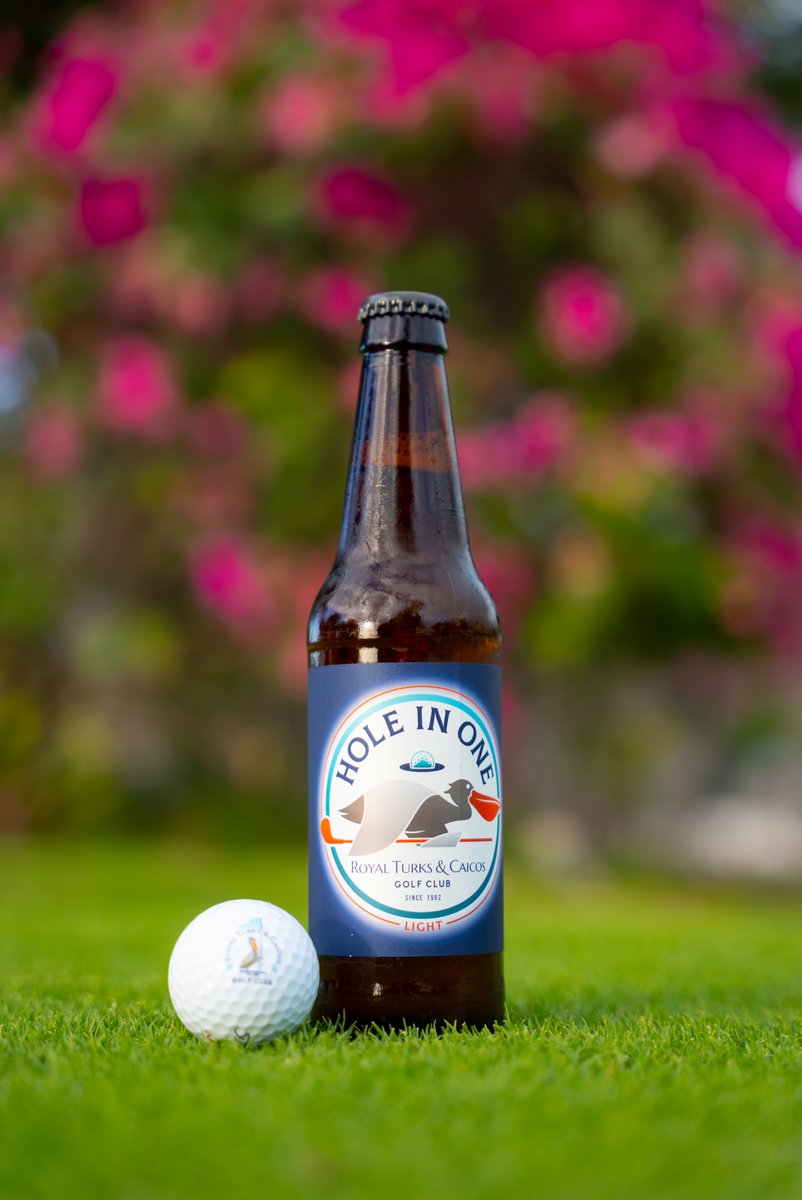Only at Royal Turks and Caicos can you cheer yourself on and enjoy more than one Hole In One. Our own signature beer is cold, refreshing and the perfect reward after a great round.  
#turksandcaicos #royalturksandcaicosgolf #providenciales #usatodays10best <a href="/connortieulie/">Connor Tieulie</a>