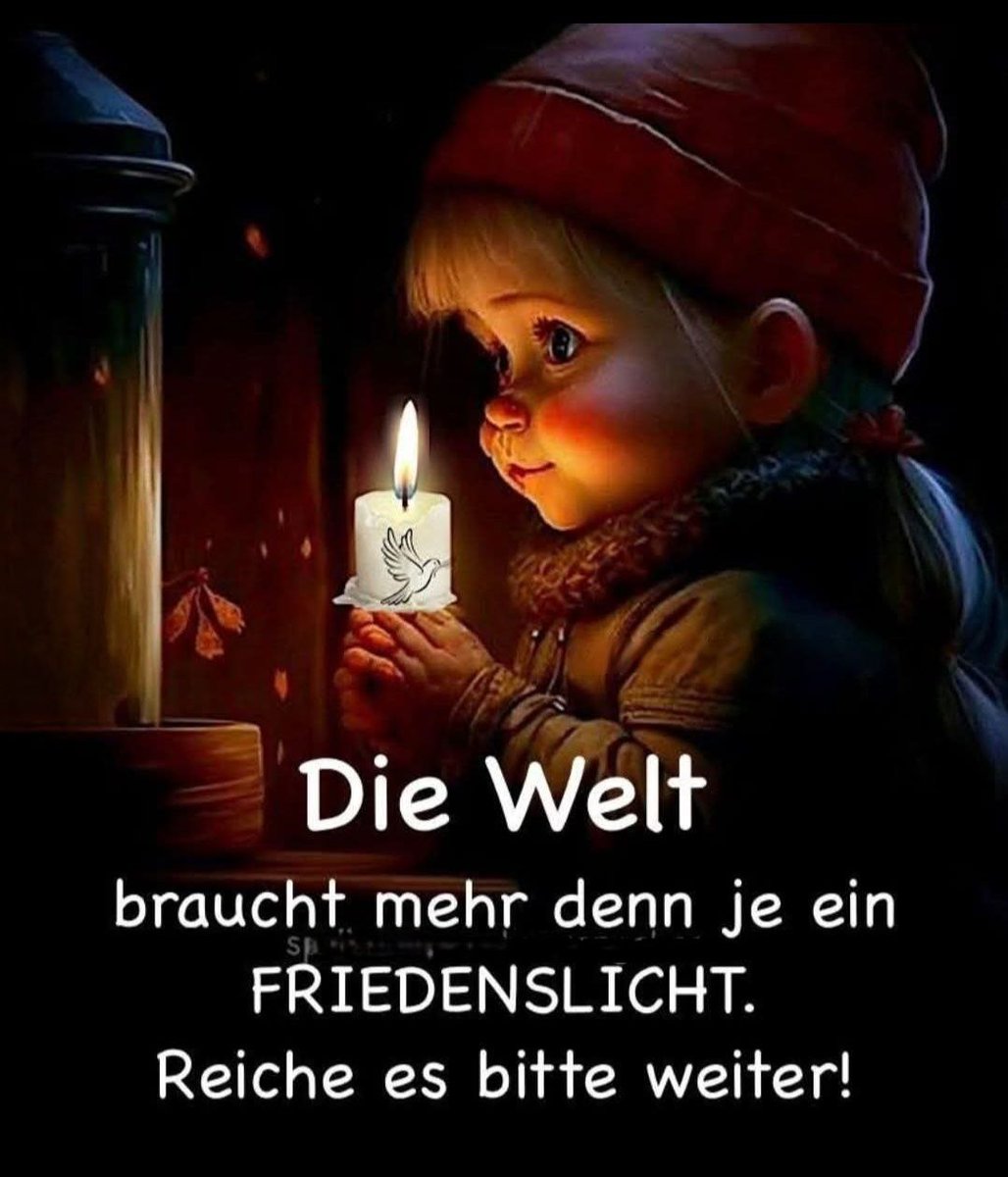 Schicke das Friedenslicht hinaus in die Welt 🕯️
Möge es Frieden werden in den Herzen der Menschen 🤍🤍🤍