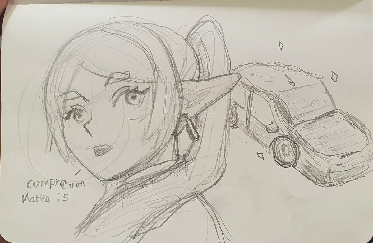 MarquesAnim's tweet image. Hear her advice (buy a fiat marea 5 cillinder inline) car was drawn by @IgnoIgorVriet  
#sousou_no_frieren #FrierenBeyondJourneysEnd