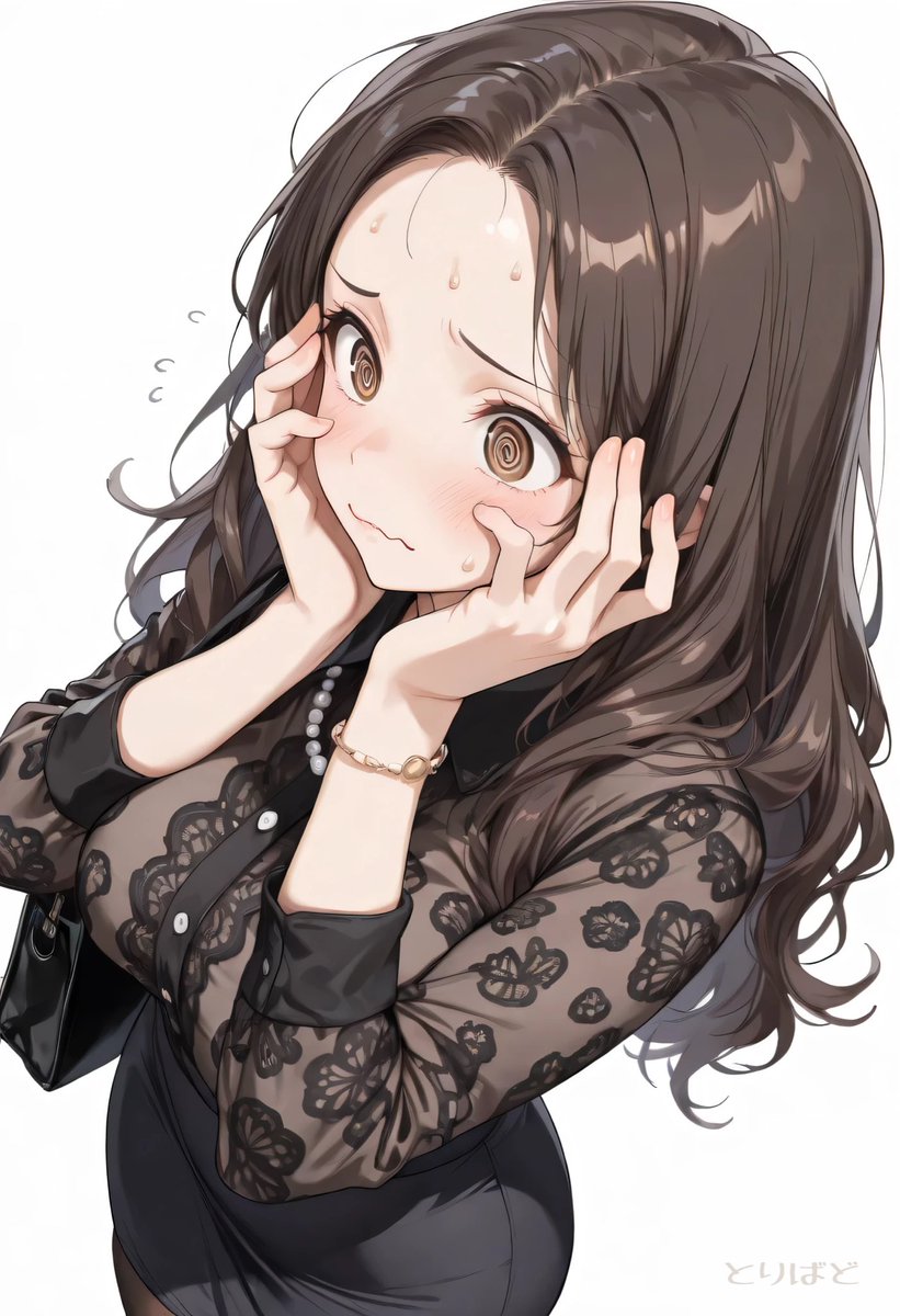 がしっ
あっ はっ ごめんなさい…！💦

健全絵ですけど 除されそうな構図なんで ラベル貼っときます