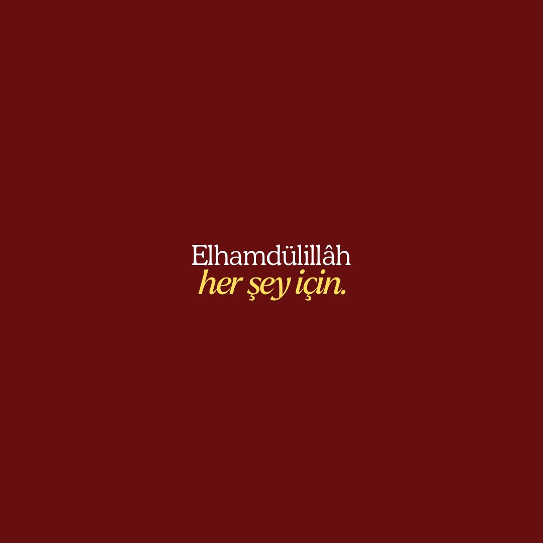 | elhamdülillâh.
