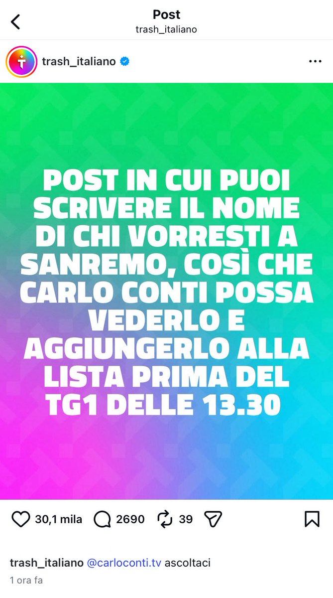 ormai trash italiano si sveglia solo per i morti e sanremo☠️ #Sanremo2026