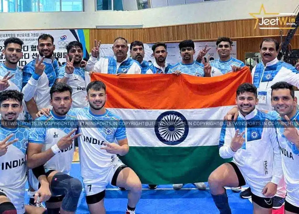 JyotiSh4rm4's tweet photo. India’s dominance in the Kabaddi World Cup is unmatched. 
From 2004 to 2016 and even in the women’s editions India has remained undefeated in every standard-style World Cup ever held.
🔗 Jeetwin Sports: https://t.co/VPLywNThvZ
#Kabaddi #KabaddiWorldCup #TeamIndia #JeetwinSports https://t.co/oNPUnz2Csw