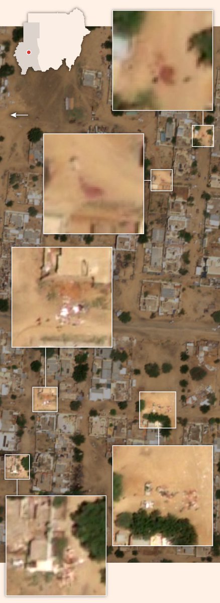 nattyray11's tweet photo. @RAlshallal None of the imagery this man is showing is the actual imagery and analysis performed by @HRL_YaleSPH that shows discoloration consistent with blood. This is the actual image: 

￼
￼ https://t.co/MRBrACFZvu