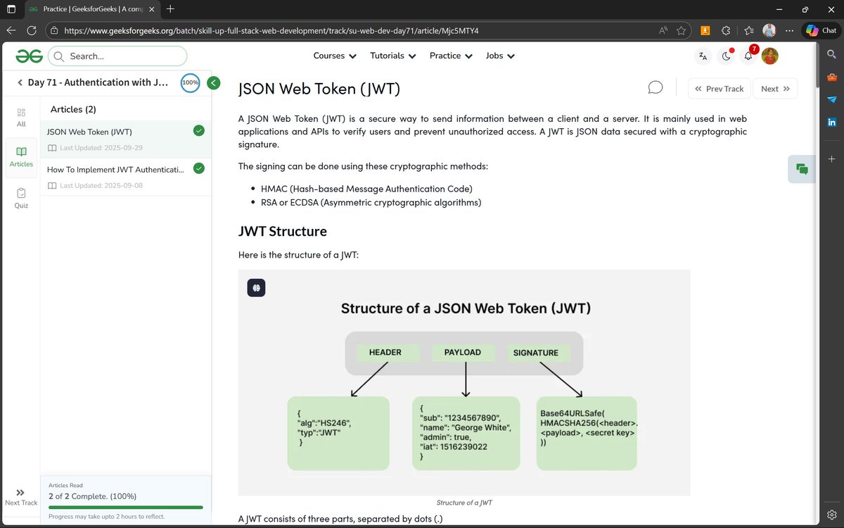 safee__7's tweet image. 📅 Day 71/100 – Full Stack Web Development

Course Link: geeksforgeeks.org/batch/skill-up…

#skillupwithgfg #nationskillup #FullStackDevelopment #geeksforgeeks