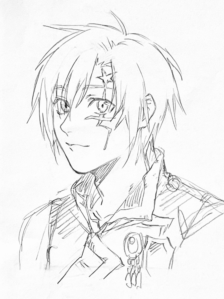 pz_ggg's tweet photo. 数年ぶりに描いたアレンくん①
本貸してくれた友人に幼アレンくゆ② https://t.co/HJ31ZDmoE7