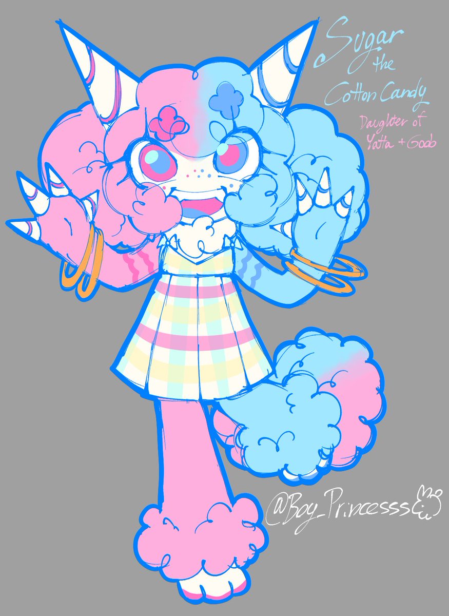 Boy_Princesss's tweet photo. I’m making Fankids again
Say hi to Sugar for now as I make more :9 🩷🍬🩵 https://t.co/0kjPLZESES