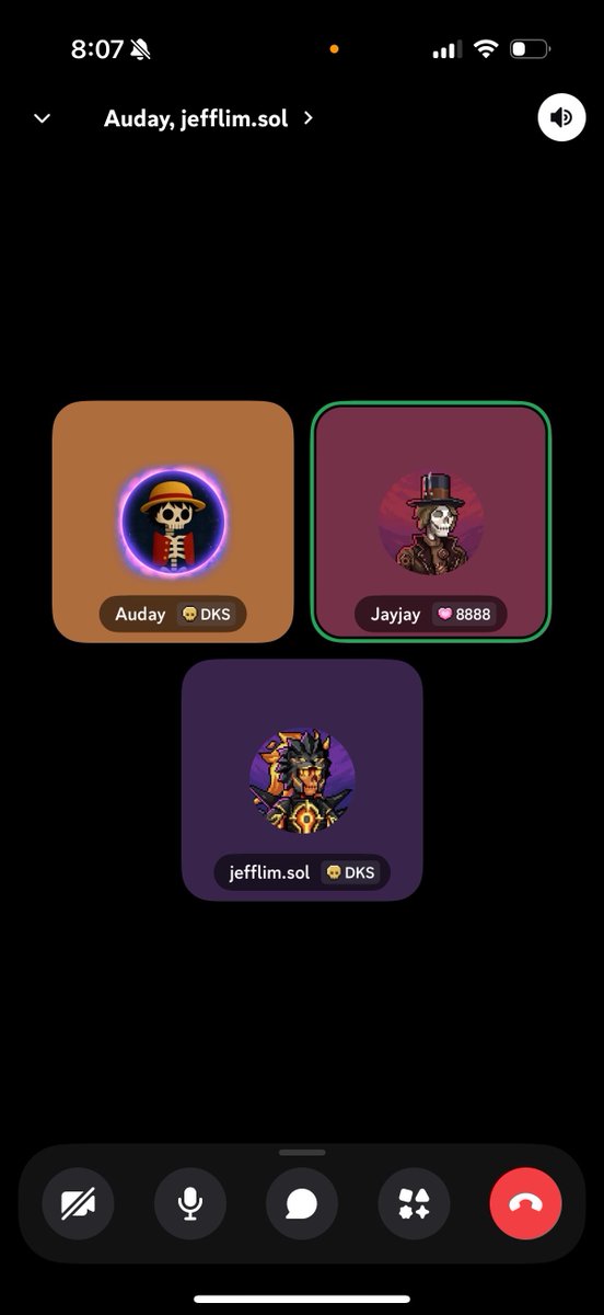 Interesting bounty by <a href="/DeadKingSociety/">Dead King Society</a> this time round, got to speak to <a href="/jayjaynft4/">Jayjay</a> for the first time.

And of course catch up with <a href="/audipras/">Auday.sol (DKS)</a>.

I took the chance to also share the latest project I'm working on. Even though nobody understood what I was talking about, good chat