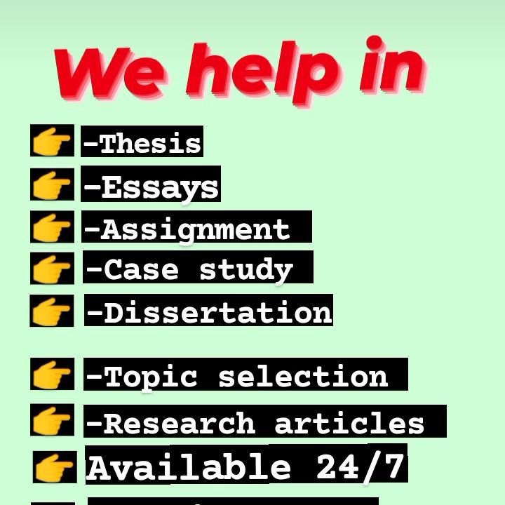 ExcellentW19150's tweet image. Hey, we are a team of writing experts who can help you with:
Discussion post
#calculus
English 
#thesis projects 
geography
#assignments 
#biology
homework
sociology
accountings
essay due 
psychology
essay pay
pay final
write paper
Power point
