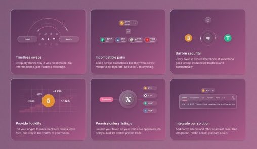 . <a href="/Pact_Swap/">Pact Swap Labs</a> 🔁
First truly composable cross-chain DEX for native BTC — no bridges, no wrapping, no extra validators.

✅ Swap across BTC, ETH, BNB, TRX, LTC &amp; more (11+ chains)
✅ Cross-chain trades up to 95% cheaper
✅ Trustless, permissionless swaps
✅ Built on Coinweb’s PACT