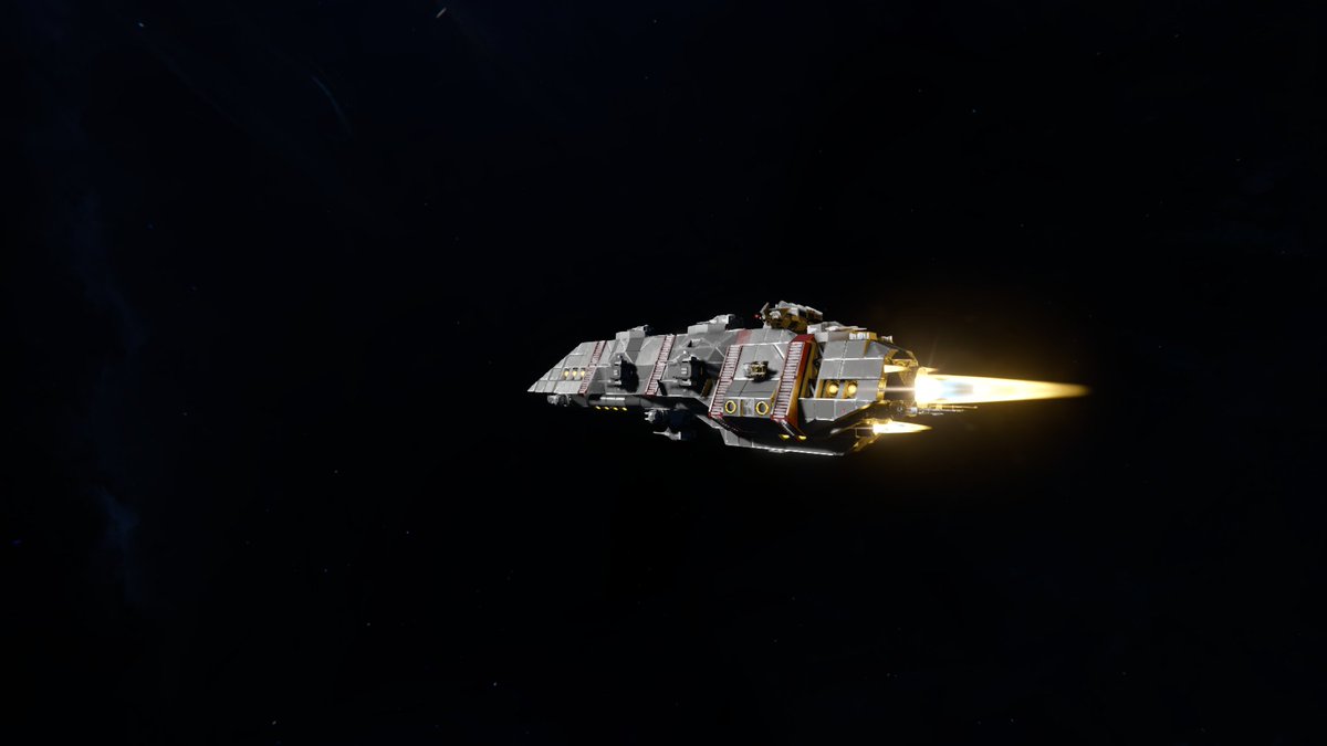 JP_Works_JWS's tweet photo. #SpaceEngineers #スペースエンジニア
リバー級コルベット

サバイバルマルチサーバ復活しました！
参加される方は是非Discordへ！！ https://t.co/KjHGEuWWxc