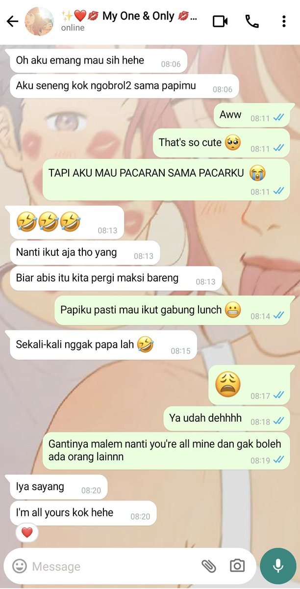 kumenyimaksaja's tweet image. cw: couple in their 30s acting like remaja bulol 🙏🏽