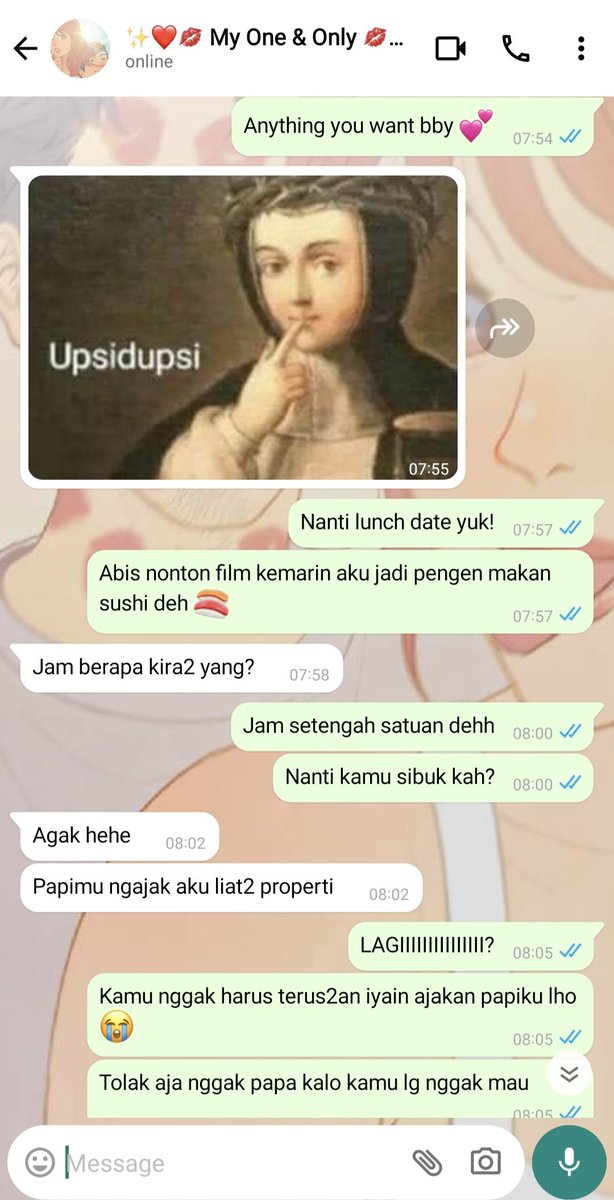 kumenyimaksaja's tweet image. cw: couple in their 30s acting like remaja bulol 🙏🏽