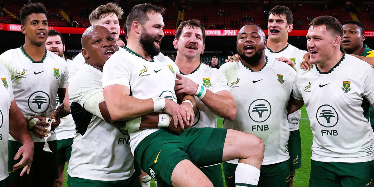 Springboks's tweet image. Cobus Reinach had a special message for #Springboks fans: “We can&apos;t do what we do without you, and you are the reason for keeping us going” - more here: tinyurl.com/4j87r86b 🫡
#ForeverGreenForeverGold