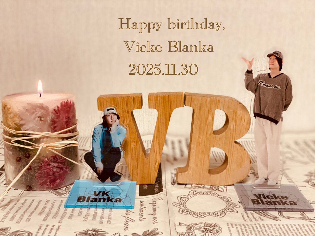 miyu_newtype_'s tweet photo. ビッケさん 38歳のお誕生日
おめでとうございます🎊

年齢を重ねていく姿を 音楽を
見守れることを嬉しく思います

ご多幸な一年になりますように

らぶぅ🥳

#ビッケブランカ生誕祭
#VKBlanka https://t.co/zywcvMaZUv