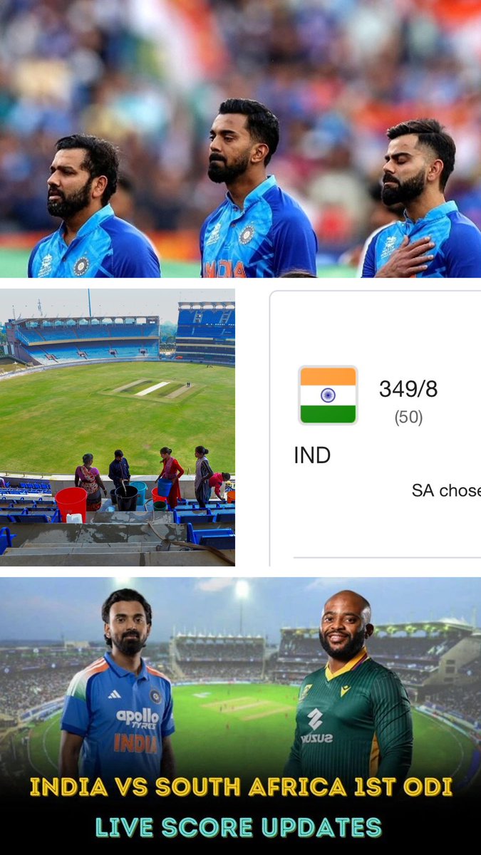 KripaSh75508777's tweet image. हर खेल में हर कोई पारंगत नहीं होता इसीलिए हर तरह के खिलाड़ी का होना आवश्यक होता है।
खेल हो या युद्ध हो कामयाबी के लिए अनुभवी का होना बहुत जरूरी होता है।

पिछले टेस्ट मैच में टीम इंडिया साउथ अफ़्रिका से 400 से अधिक रनो से हार गई थी जो कि इतिहास की सबसे बड़ी हार थी।

आज तीन मैचो की…