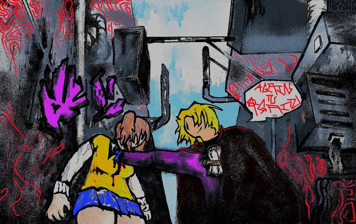 that 2 am burst #art #mspaint #meltyblood #TYPEMOON