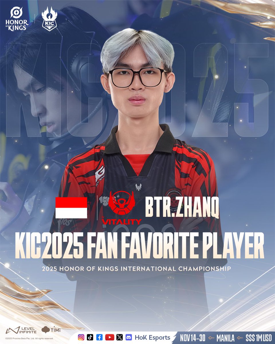 HonorOfKings's tweet photo. 🎤 #KIC2025 Fan Favorite Voice: A voice that wowed us all - Mara deserves the spotlight! 🤩

#KIC2025 Fan Favorite Team: The fans have chosen! and it’s 🇵🇭BLCK who has #BreaktheCode in winning the tremendous support of many! 🖤🥰

#KIC2025 Fan Favorite Player: Friends to all, BTR.ZhanQ has stole the hearts of many 

😎 2025 King of Influence Award: All hail the ultimate one! AkosiDogie continues to bring endless inspirations and excitement to all HOK fans! 🤟🏻

#shinehok #2025HOK #HonorofKings #HOKEsports #KIC2025