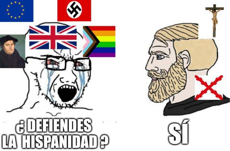 La #Hispanidad Católica siempre es el lado correcto de la historia 😉: