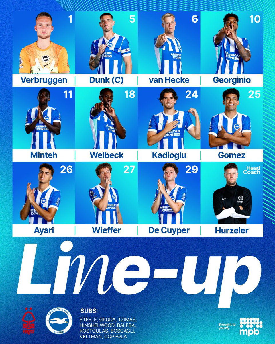 TEAM NEWS! 🚨 Our #NFOBHA starting XI... 👊