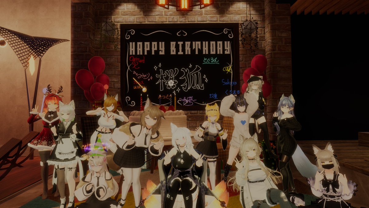 昨日のイベント！
#桜狐 #ureru3D