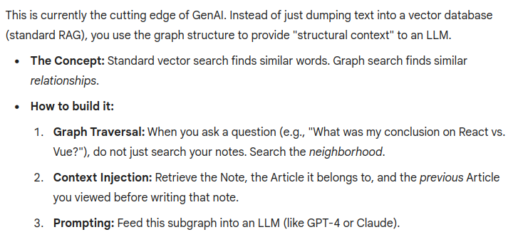 gauthampai's tweet image. I am getting some wonderful product design insights from Gemini! It&apos;s way better than any other model at the moment.

However, funny how Gemini doesn&apos;t suggest itself even subtly when talking about &quot;LLMs&quot;. 😄

#intelliread #buildinpublic #knowledgegraph