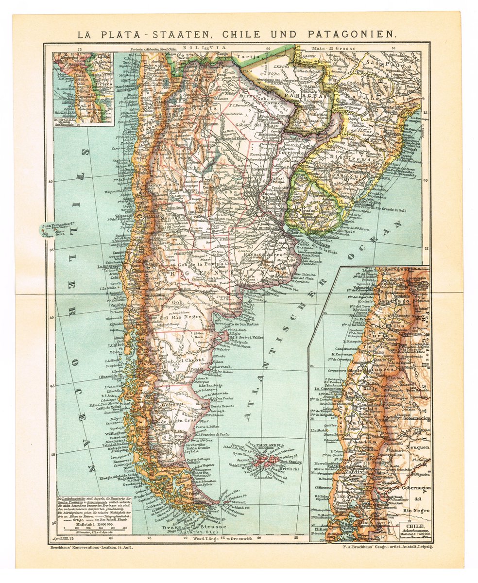 GravuresDe74408's tweet image. #Argentina in 1911 or #Argentine Republic #Map 
with British Falkland Islands 
Islas Malvinas