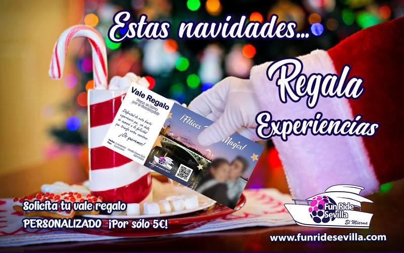 Estas navidades… regala momentos.
Un paseo en barco por el #Guadalquivir para vivir #Sevilla desde otra perspectiva 🎄💙🚤
Y por solo 5 €, te preparamos un #valeregalo personalizado para sorprender de verdad.
Las #experiencias...  nunca fallan 🎁✨
#regalosorpresa #Navidad2025