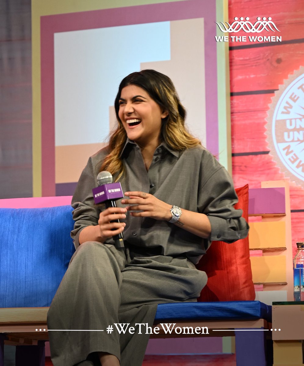 BDUTT's tweet image. The daring disruptor — Ananya Birla — spoke about the power of self-acceptance and why she refuses to choose between the two halves of her life: business and music. Growing up, her father taught her there’s no difference between a boy and a girl in business — a belief she now…