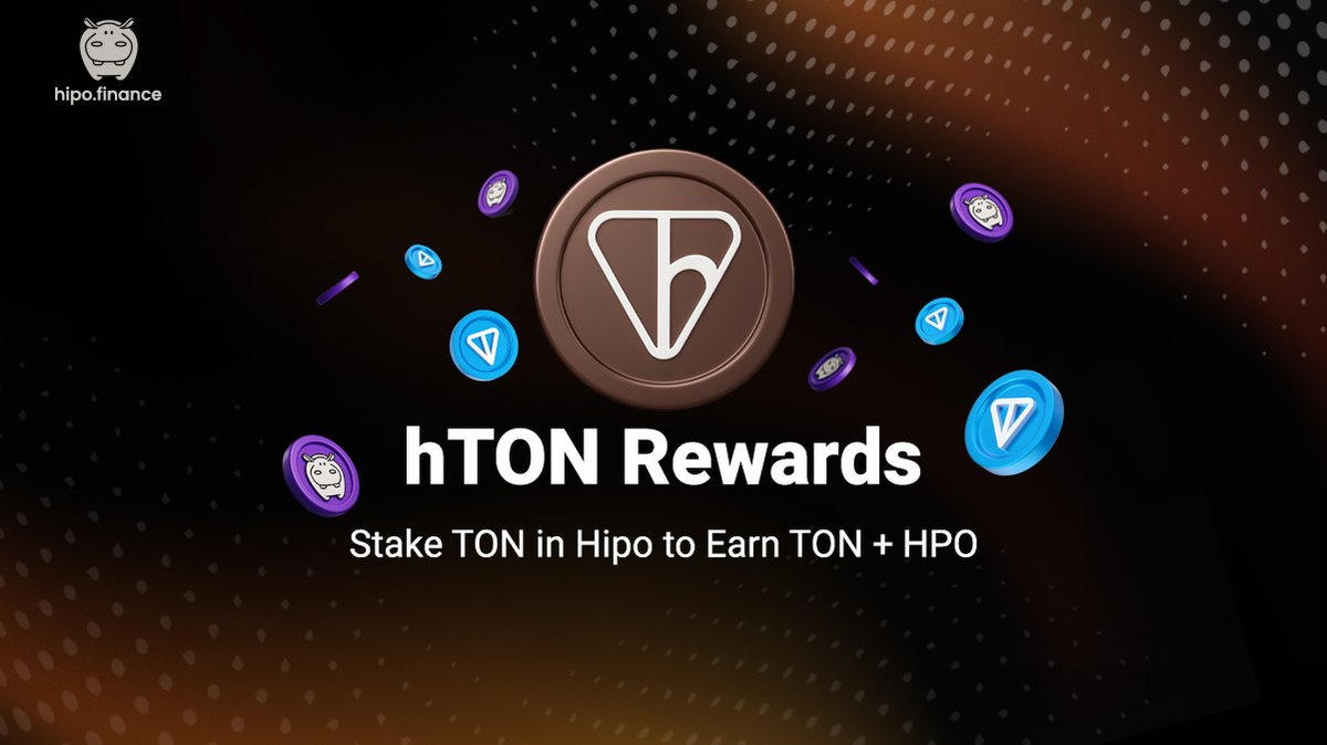 hTON Rewards are now live! Hipo stakers now earn HPO rewards every ...